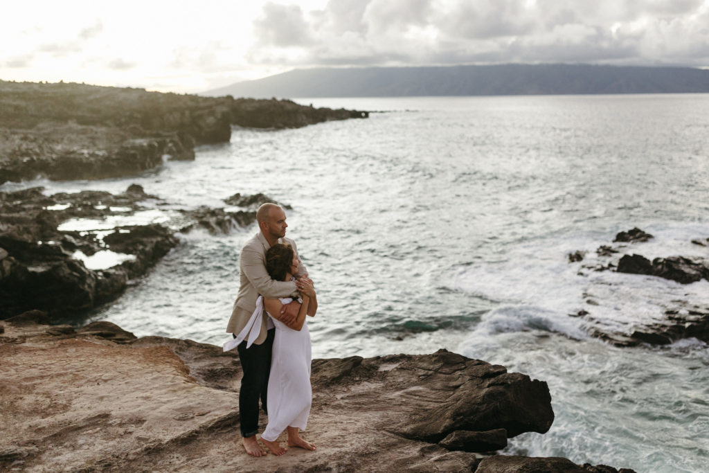 Maui engagement session sunset